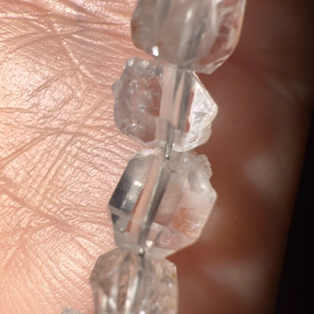 Herkimer Diamond Quartz Bracelet (Adjustable) - Picture 5 of 14